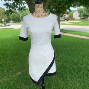 White bodycon dress